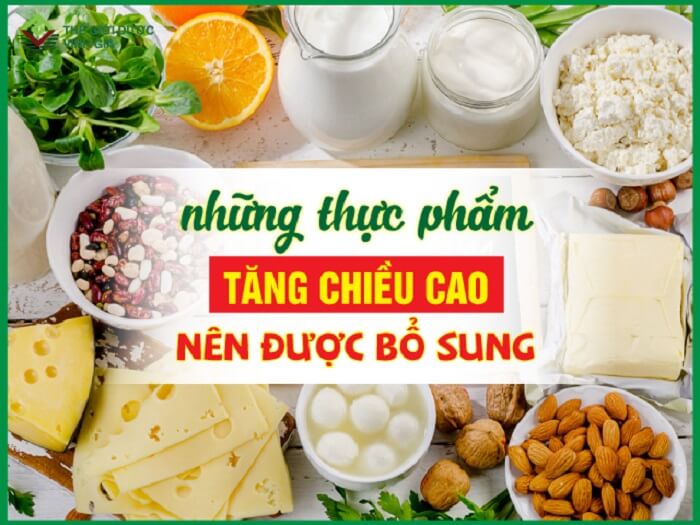 Những thực phẩm giúp tăng chiều cao